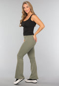 Zwarte Rib Tanktop met Pads