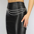 Triple Bodychain met love Munt
