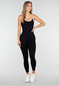 Zwarte Sportieve Top met Push Up Effect