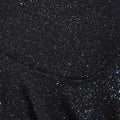 Glitter Galaxy Geplooide Zwarte Skort