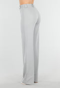 Lichtgrijze Tall Elastische Pantalon met Rechte Pijpen