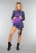 Waaier Tas met Reflecterende Wave Print