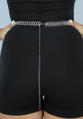 Zilveren Layered Heupriem met Bedeltjes