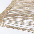 Gouden Waterval Strass Bodychain met Gesp