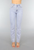 Rechte Jeans met Panterprint Sterren