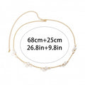 Gouden Heup Bodychain met Parels