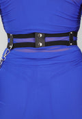 Lederlook Taille Riem met Kettingen