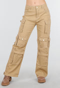 Camel Cargo Broek met Steekzakken en Klepzakken