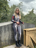 Skeletten Jumpsuit met Rozen