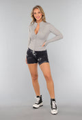 Grijs Sportvest met Duimgaten