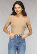 Camel Stretch Body met Korte Mouwen