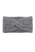 Gebreide Haarband met Glitter Steentjes