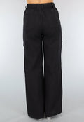 Zwarte Utility Broek met Straps