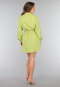 Groene Blouse met Tailleband en Short