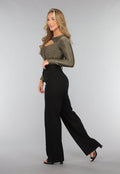Gouden Glitter Body met Uitsnede