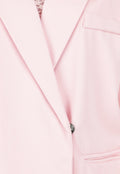 Lichtroze Oversized Asymmetrische Blazer