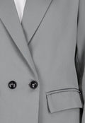 Dubbelknoop Blazer Grijs