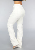 Redial Jeans  Witte Tall Jeans met Rechte Pijpen