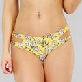 Gele Print Bikinibroek