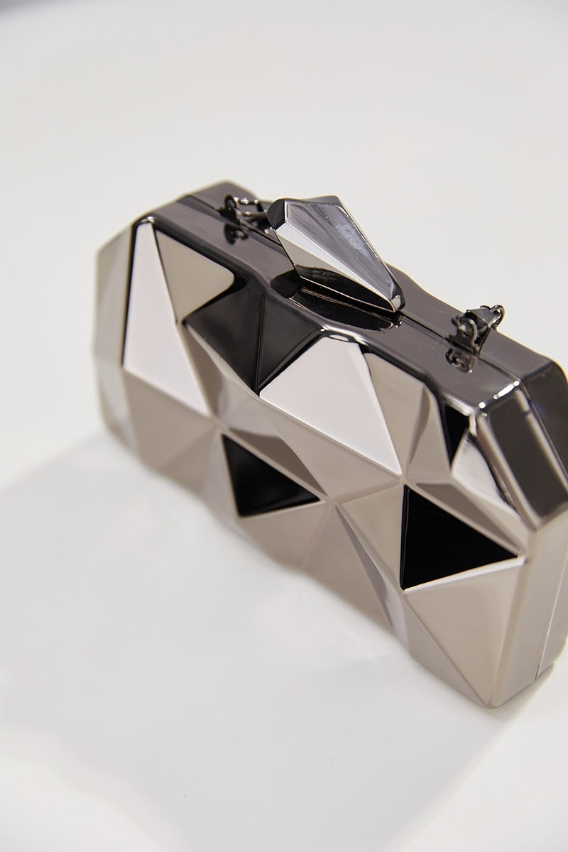 Kleine Metallic Clutch