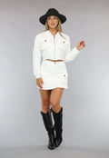 Witte Cargo Two Piece met Skort